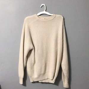 oversized knit sweater